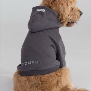 Comfrt Charcoal Gray Dog Hoodie Size small